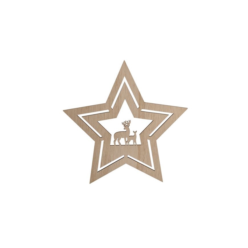 LED Christmas decoration LED/2xAA star