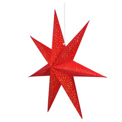 LED Christmas Star Decoration, 60 cm, LED/2xAA