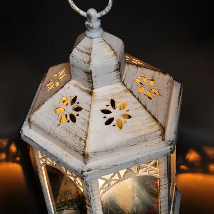 LED Christmas decoration 3xLED/3xAAA lantern