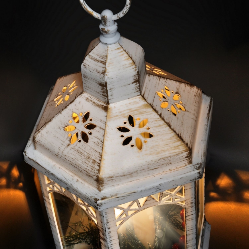 LED Christmas decoration 3xLED/3xAAA lantern