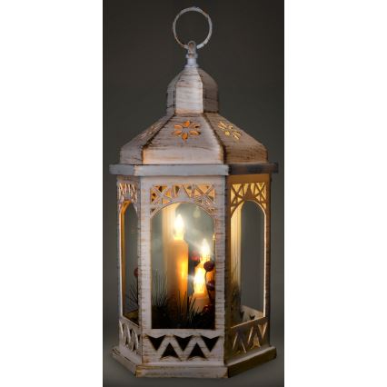 LED Christmas decoration 3xLED/3xAAA lantern