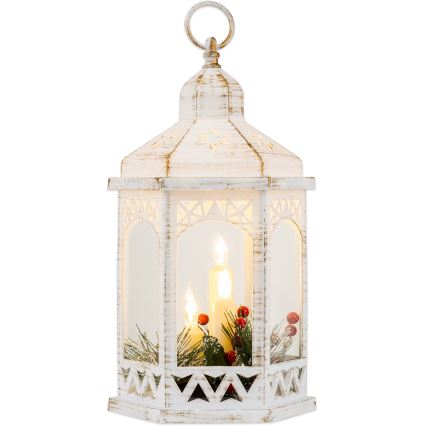 LED Christmas decoration 3xLED/3xAAA lantern