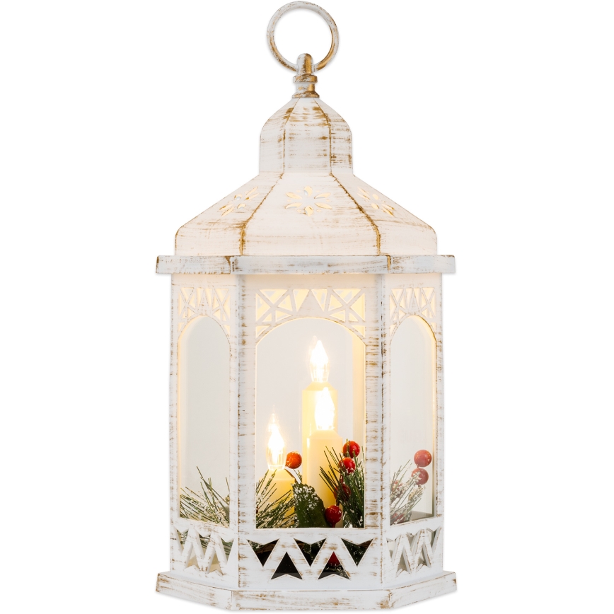 LED Christmas decoration 3xLED/3xAAA lantern