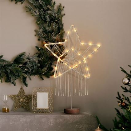 LED Christmas decoration LED/2xAAA star