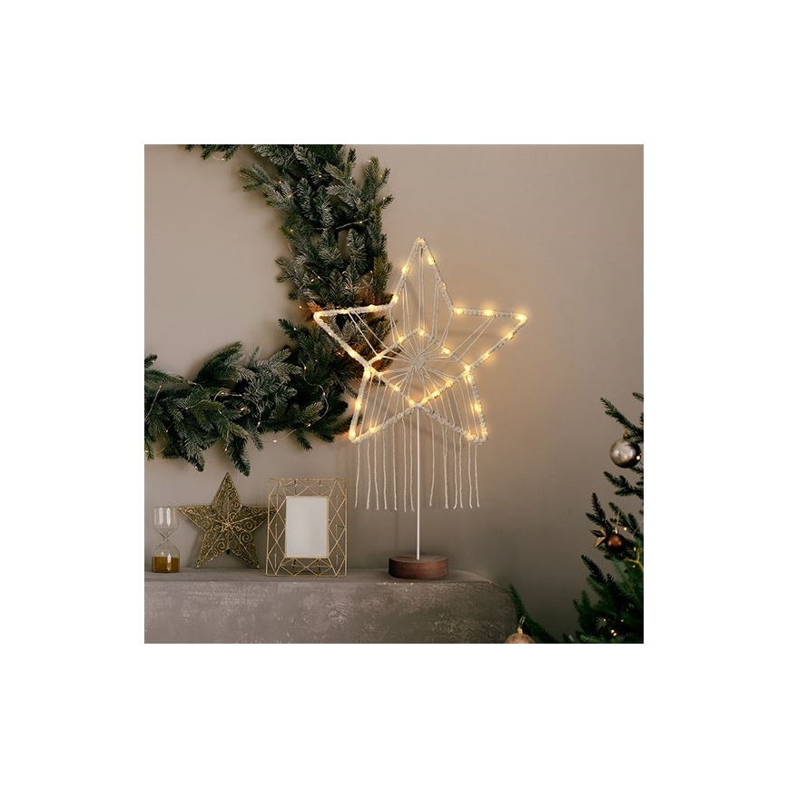 LED Christmas decoration LED/2xAAA star