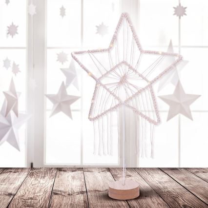 LED Christmas decoration LED/2xAAA star