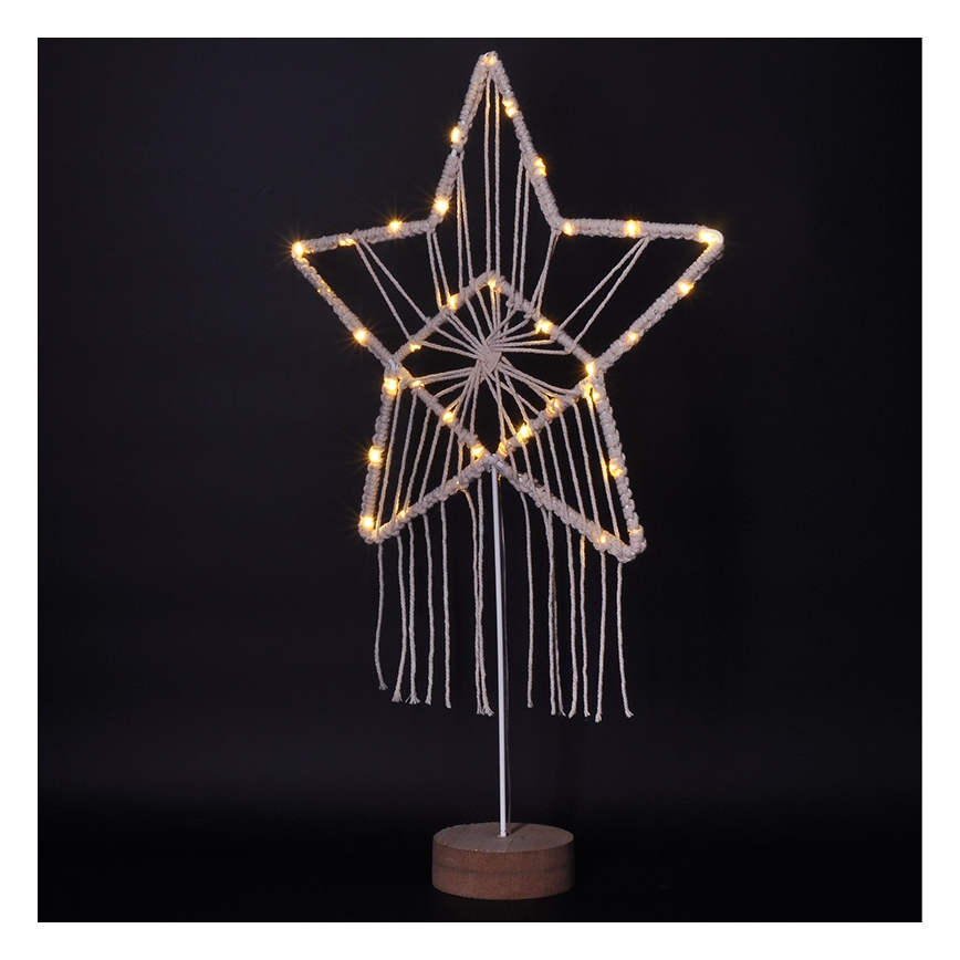 LED Christmas decoration LED/2xAAA star