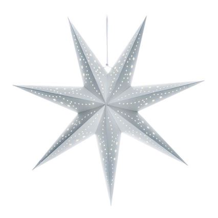 LED Christmas Decoration 20xLED/2xAA Warm White Silver Star