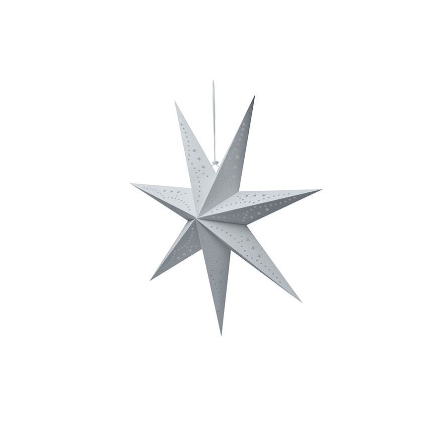 LED Christmas Decoration 20xLED/2xAA Warm White Silver Star