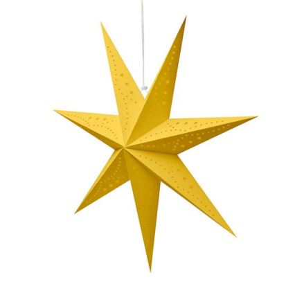 LED Christmas Decoration 20xLED/2xAA Warm White Gold Star