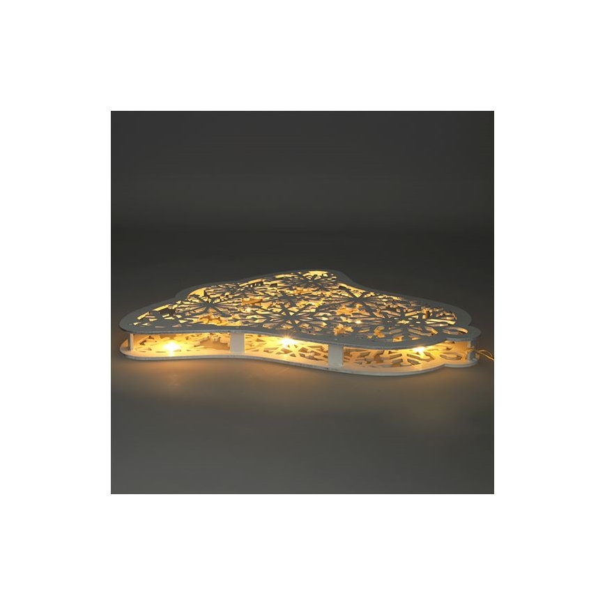 LED Christmas Bell Decoration 9xLED/2xAA Warm White