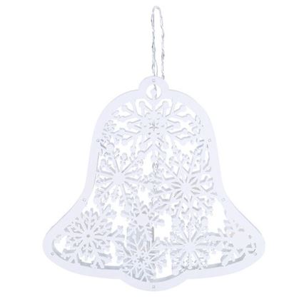 LED Christmas Bell Decoration 9xLED/2xAA Warm White