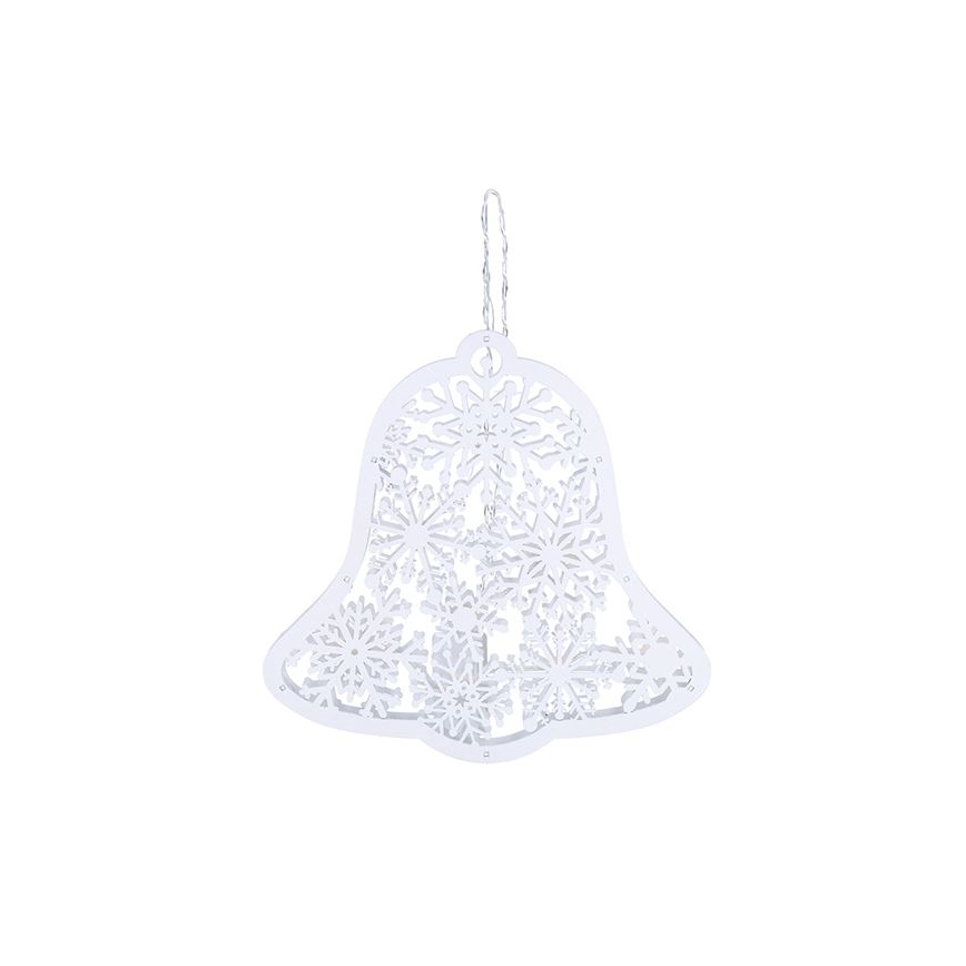 LED Christmas Bell Decoration 9xLED/2xAA Warm White