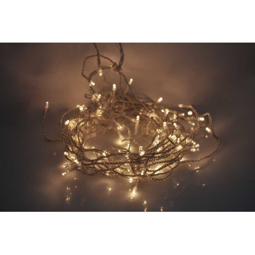 LED Outdoor Christmas light curtain 120xLED/230V 3 m IP44