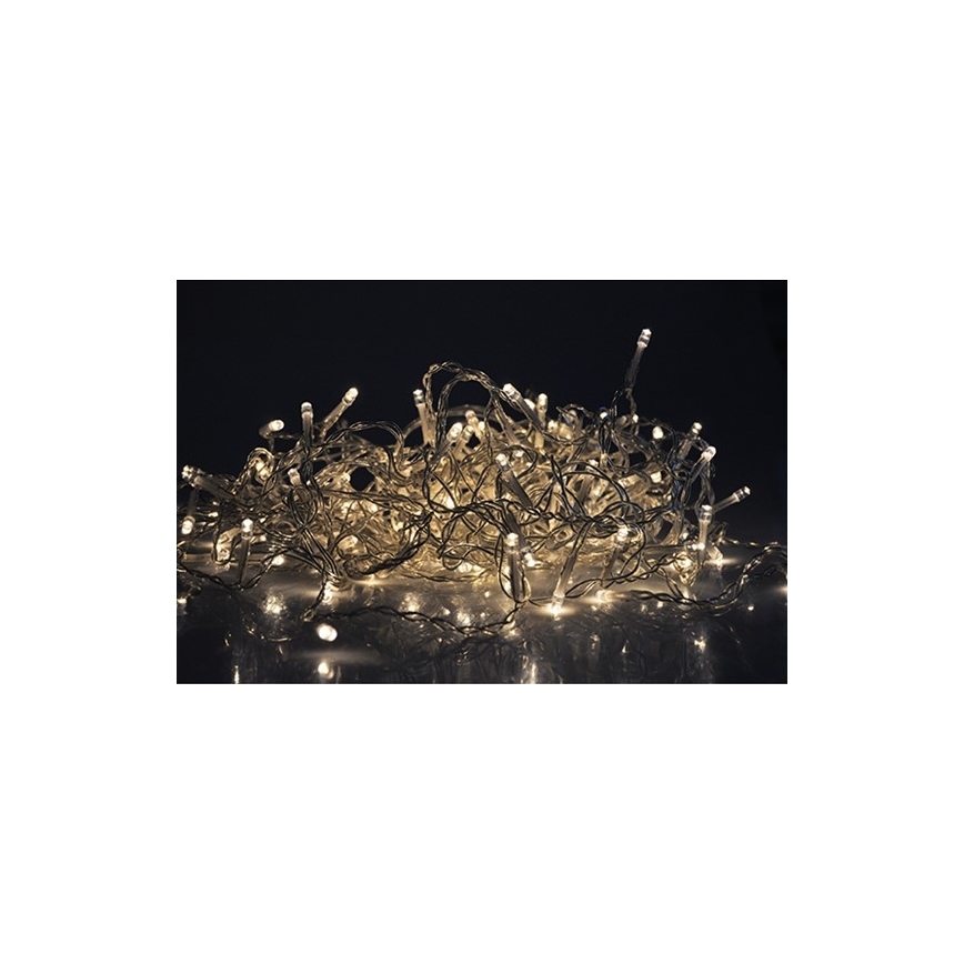 LED Outdoor Christmas light curtain 120xLED/230V 3 m IP44