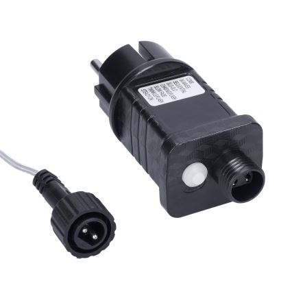 LED Outdoor Christmas curtain 360xLED/8 functions 15m IP44 warm white