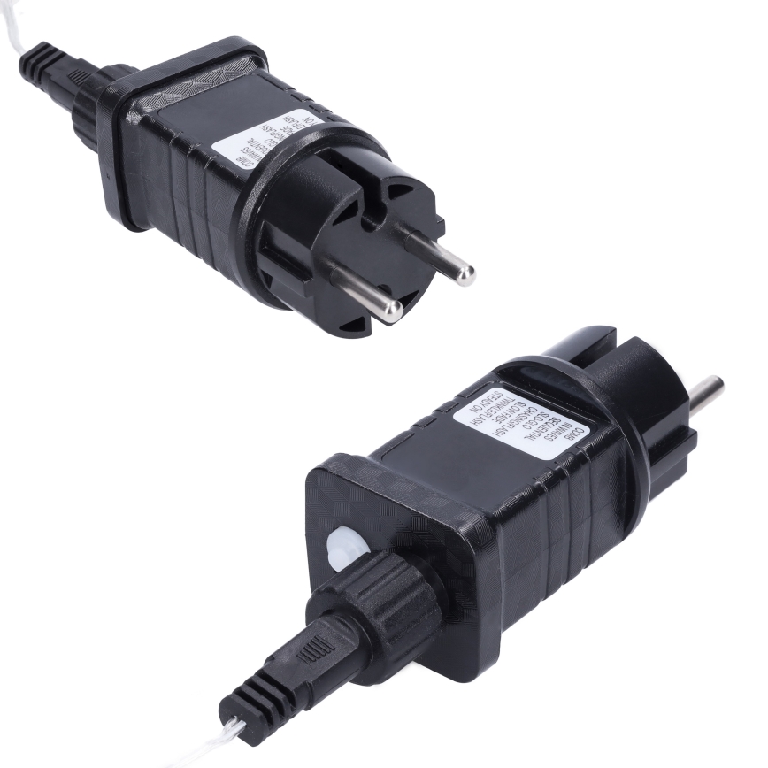 LED Outdoor Christmas curtain 360xLED/8 functions 15m IP44 warm white