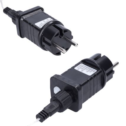 LED Outdoor Curtain Lights 360 LEDs / 8 Functions, 15 m, IP44, Warm White