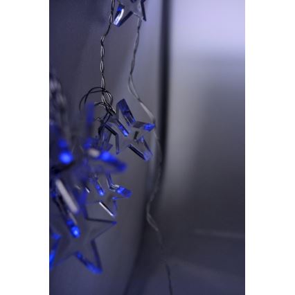 LED Christmas chain 10xLED/2xAA 2,5m blue