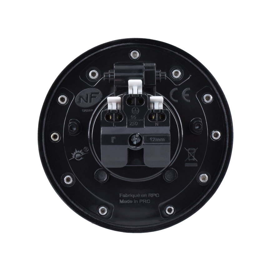 Outdoor built-in floor socket IP55 round