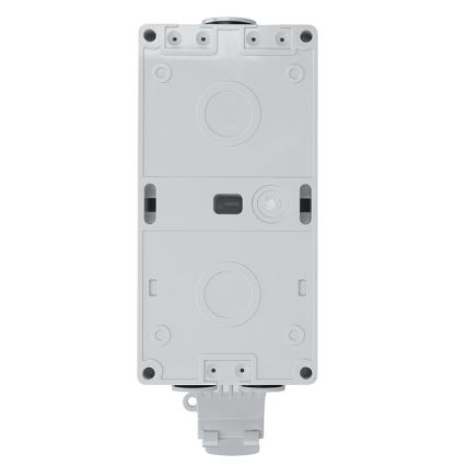 IP66-rated socket with switch for damp environments, 230V/16A