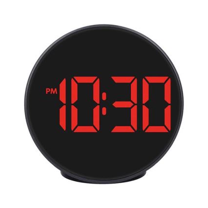 Digital Alarm Clock — 5V / 3x AAA Battery-Powered