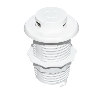 Built-in USB charger USB A+C white