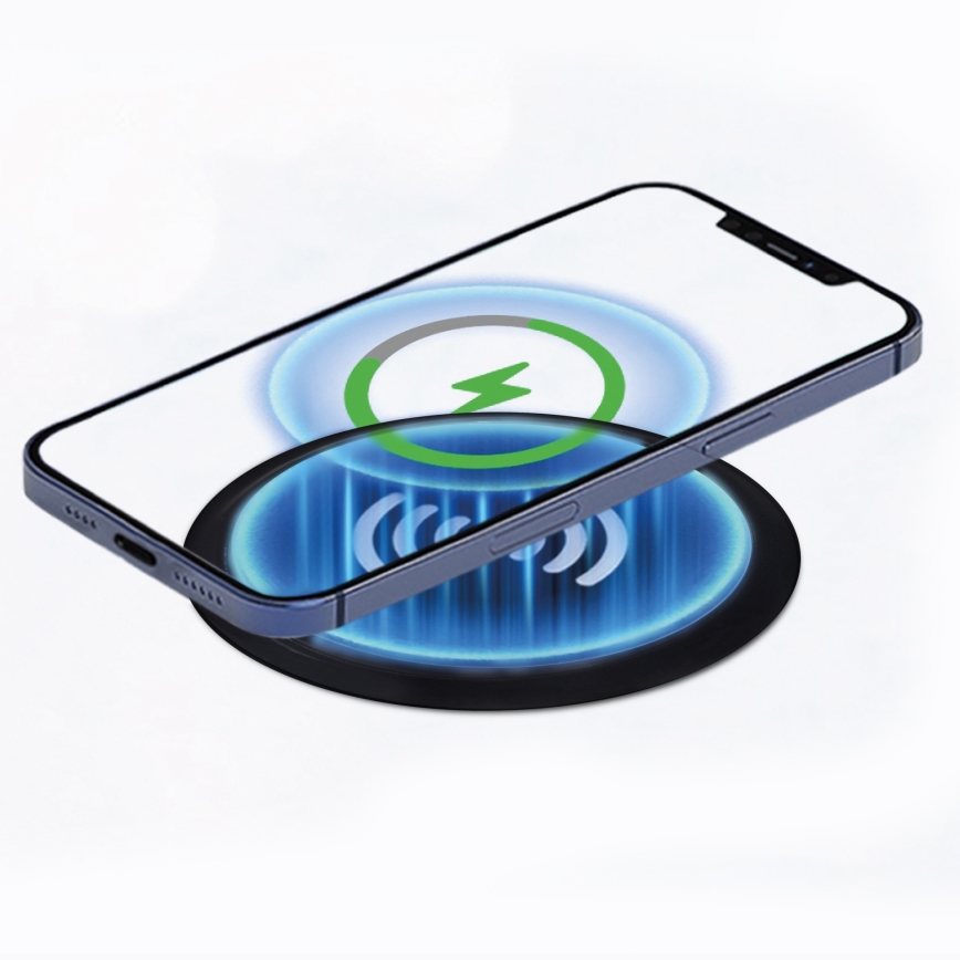 Built-in wireless charger black
