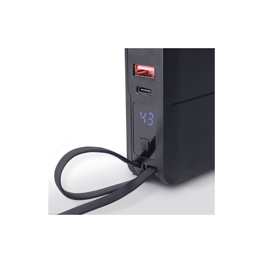 10000 mAh Power Bank with Wireless Charging, 5V