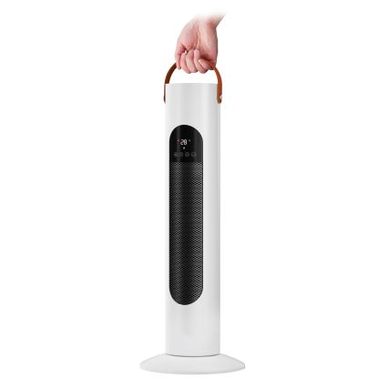 Tower fan with integrated 2000 W heating element, 230 V