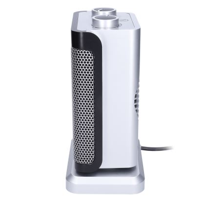 Tower fan with integrated 1500W/230V heating element
