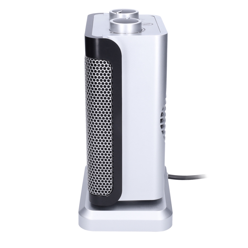Tower fan with integrated 1500W/230V heating element