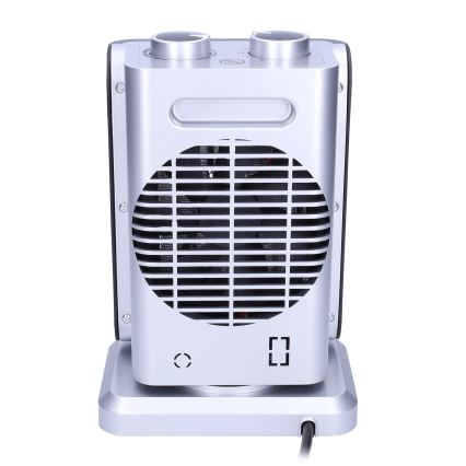 Tower fan with integrated 1500W/230V heating element