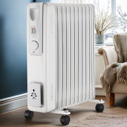 Oil-filled radiator with 11 fins 1000/1500/2500W/230V