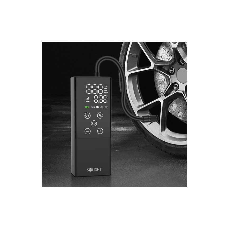 Digital pocket compressor 2000 mAh 5V black