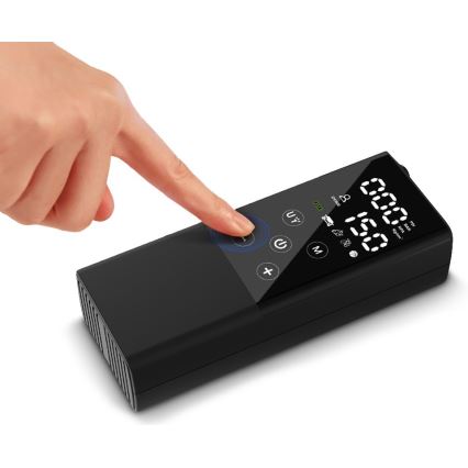 Digital pocket compressor 2000 mAh 5V black