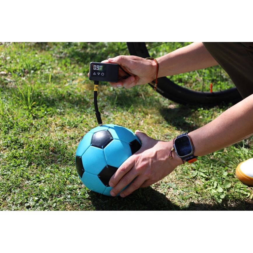 Digital Pocket Air Compressor — 500 mAh, 5V, Black