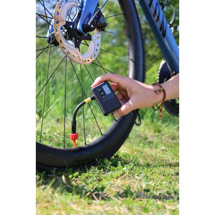 Digital Pocket Air Compressor — 500 mAh, 5V, Black