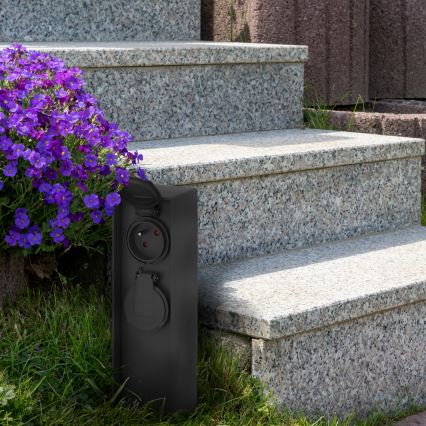 Outdoor socket column 2Z 230V IP44