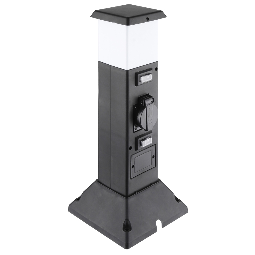 Outdoor lamp with 2 sockets 1xE14/15W/230V IP44 black