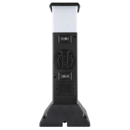 Outdoor lamp with 2 sockets 1xE14/15W/230V IP44 black