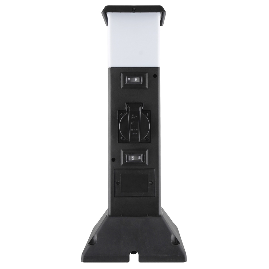 Outdoor lamp with 2 sockets 1xE14/15W/230V IP44 black