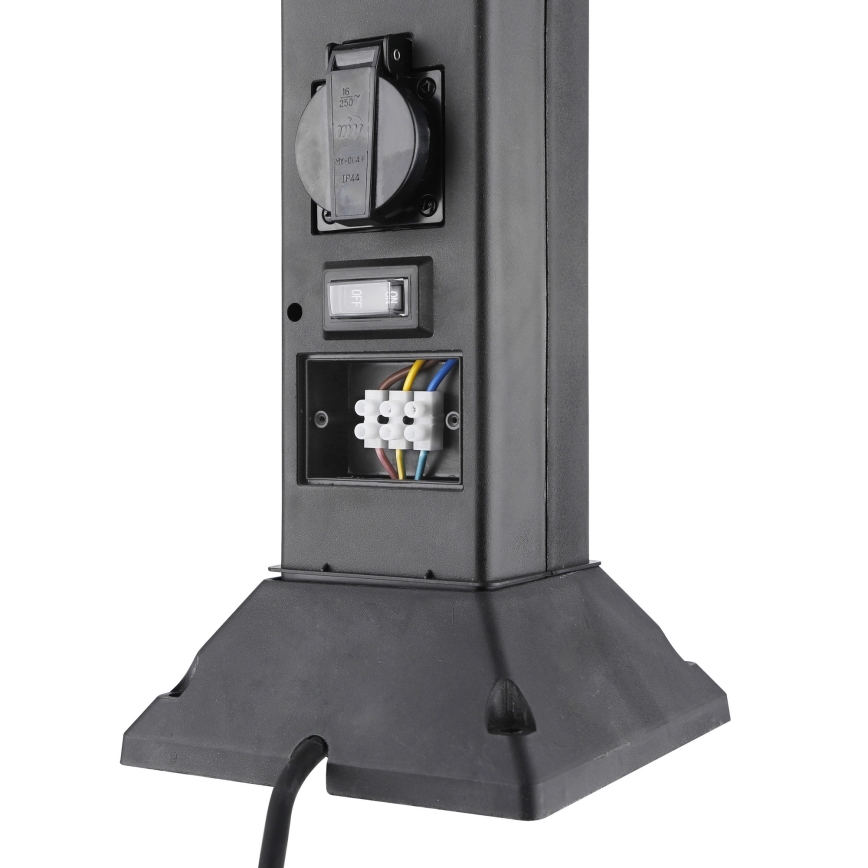 Outdoor lamp with 2 sockets 1xE14/15W/230V IP44 black