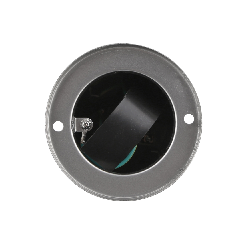 Outdoor socket column 2Z 230V IP44 matte chrome round