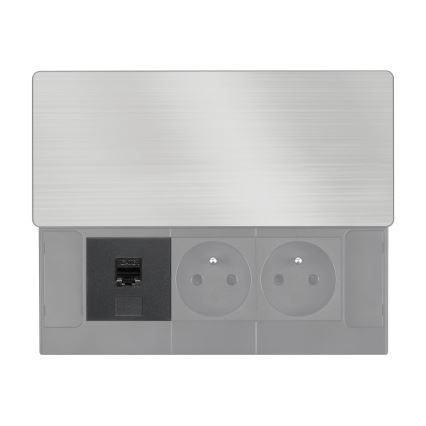 Add-on module for recessed outlets