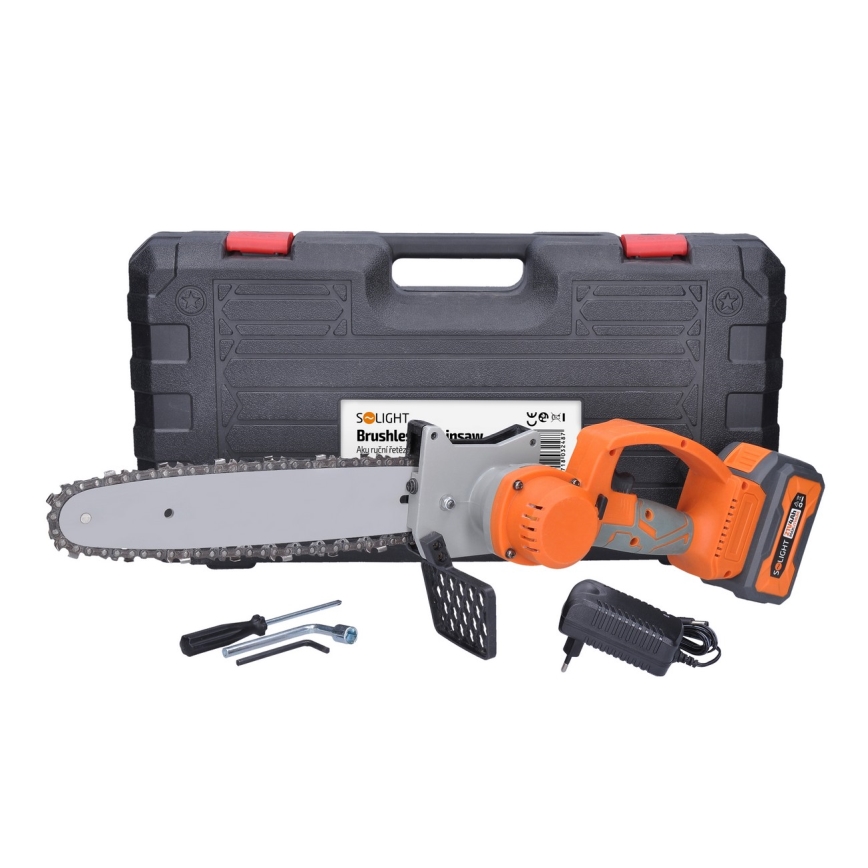 Hand-held cordless chainsaw 21V 4000 mAh