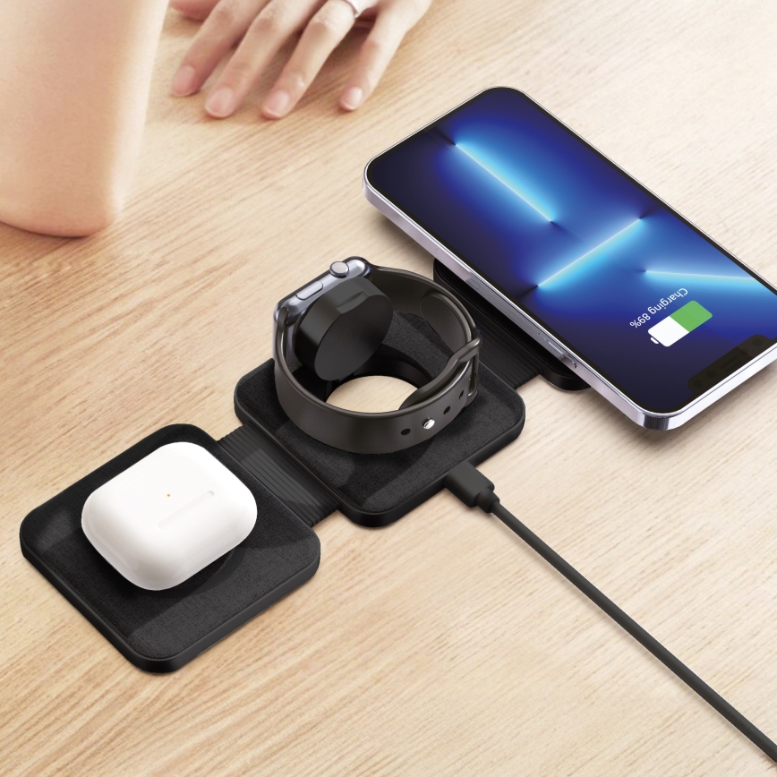 3-in-1 15W Wireless Charger