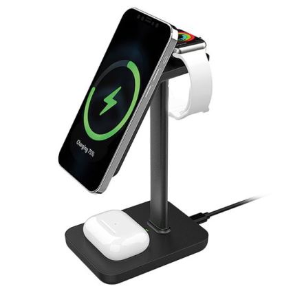 23W 3-in-1 Desktop Wireless Charger