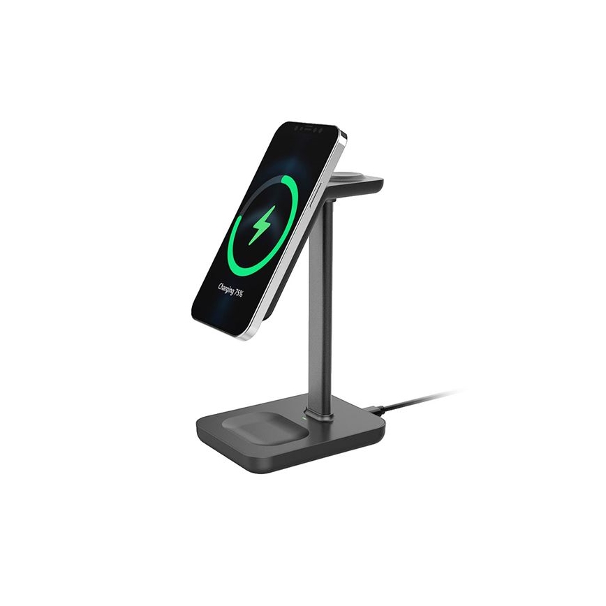 23W 3-in-1 Desktop Wireless Charger