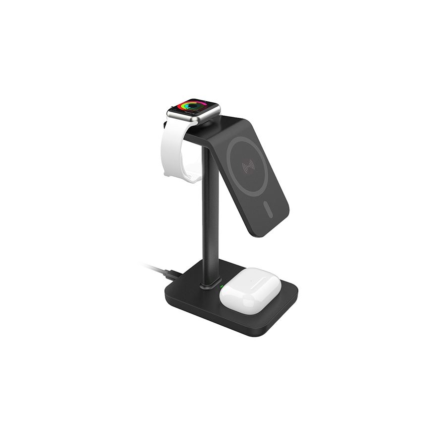 23W 3-in-1 Desktop Wireless Charger